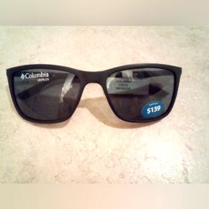 Authentic Columbia Men's Matte Black Square Sunglasses